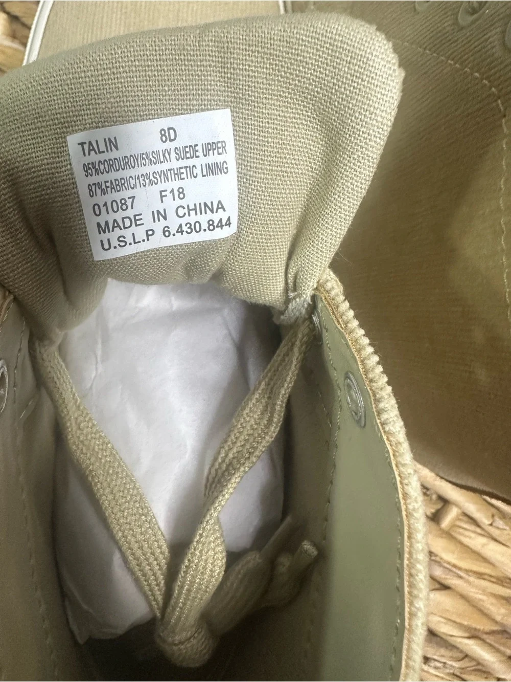 Polo by Ralph Lauren Tan Canvas Chukka Boots